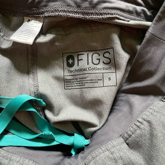 Figs kade/cargo scrub pants-graphite, small regular length - Picture 2 of 2